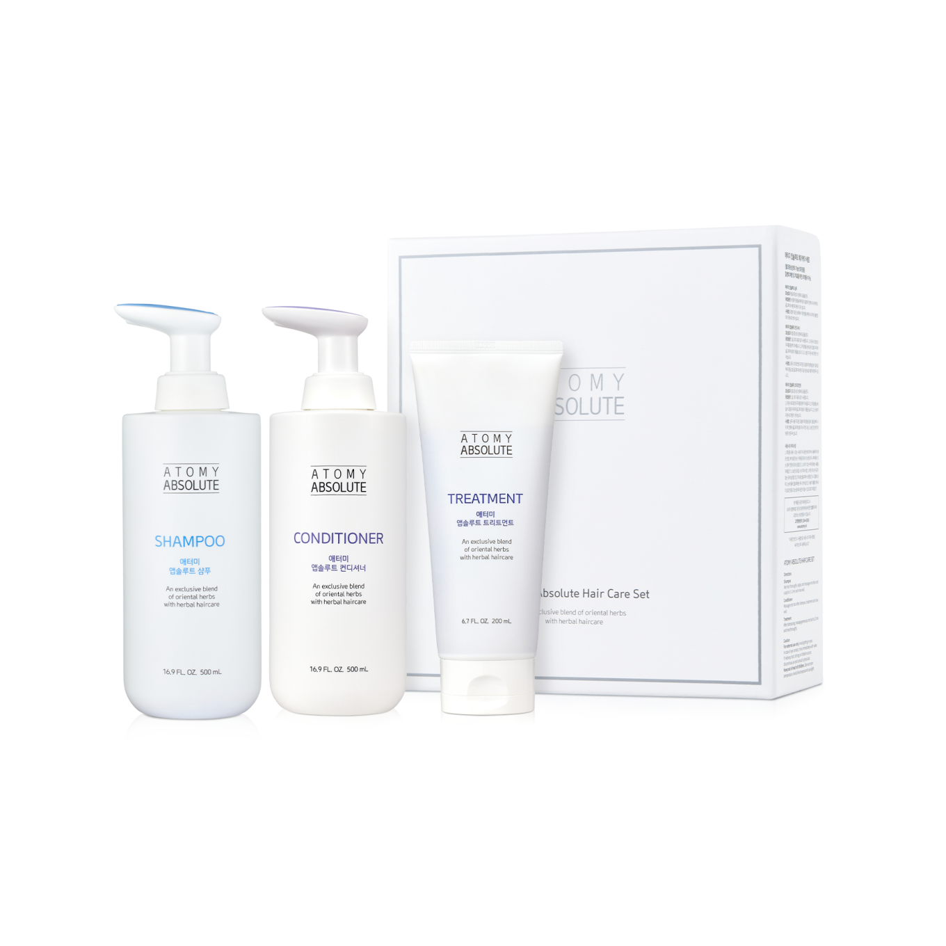 Atomy Absolute soch uchun parvarish toplami