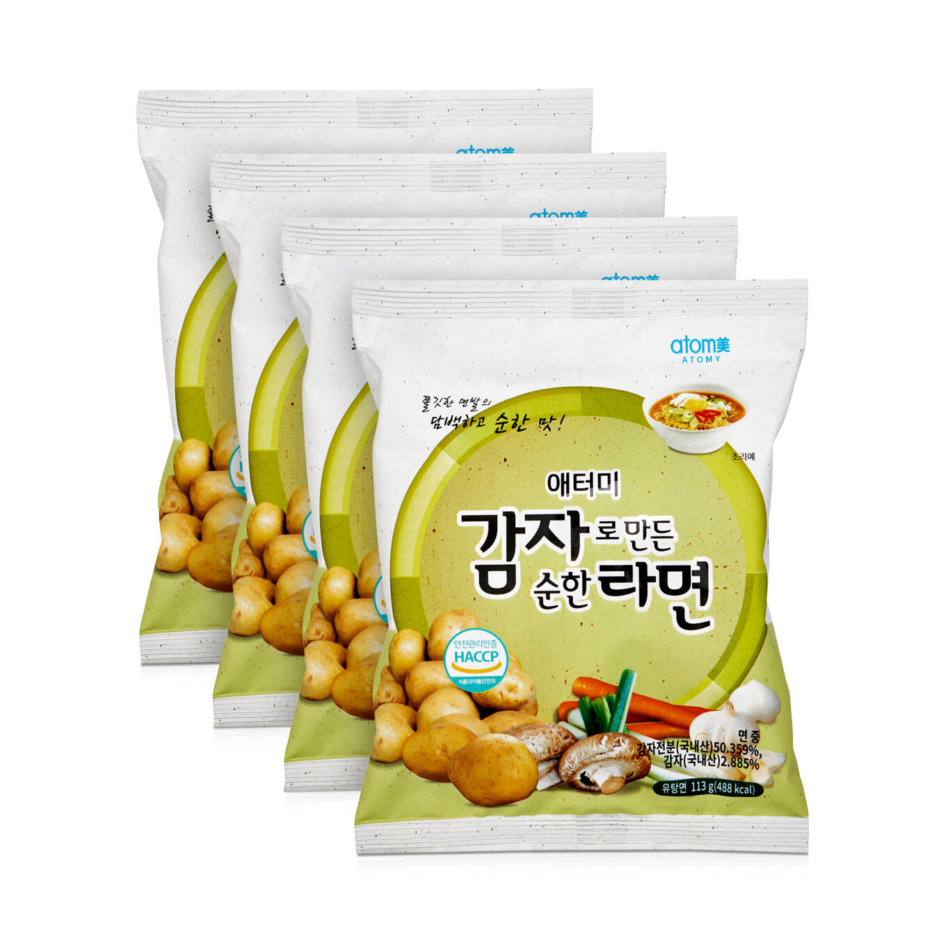 Kartoshkali Ramyon (Achchiq emas) (4ta)